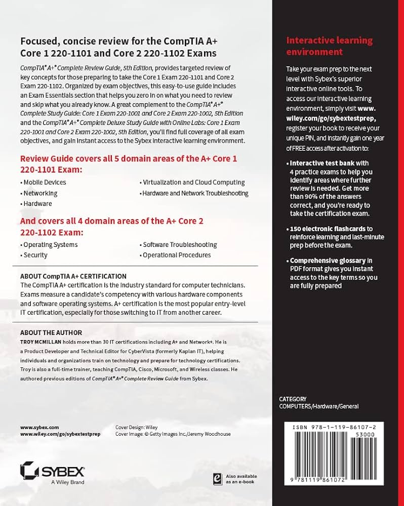 Amazon.com: CompTIA A+ Complete Review Guide: Core 1 Exam